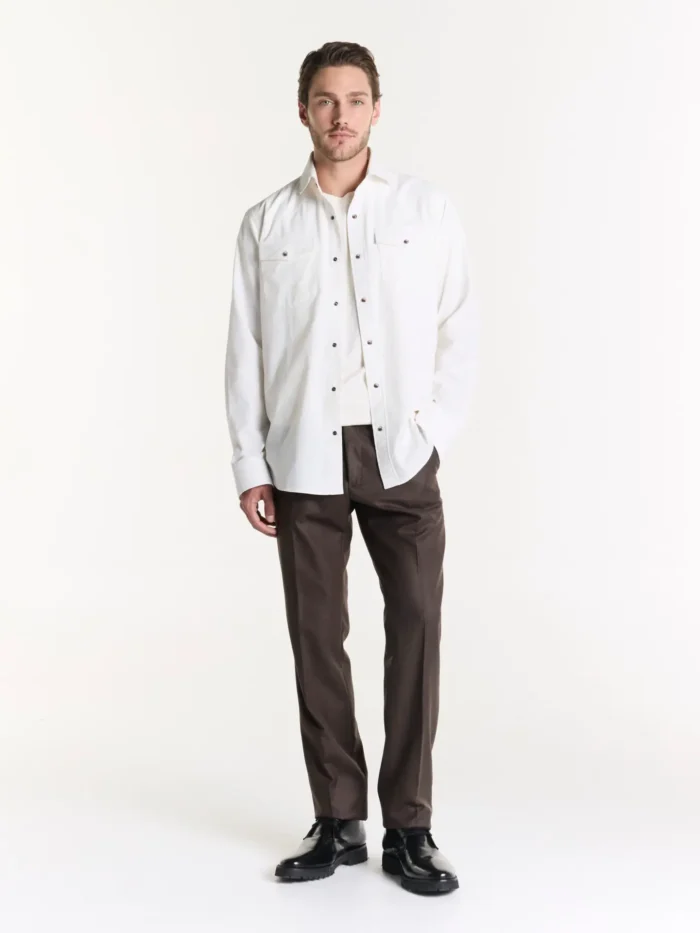 Camisa corderoy trama fina - Imagen 5