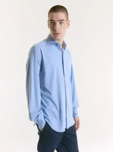 CAMISA ITALIANA LISA TEJIDO FLEX ALBINI