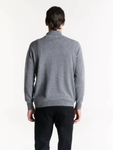 Sweater medio cierre cashmere - Imagen 3