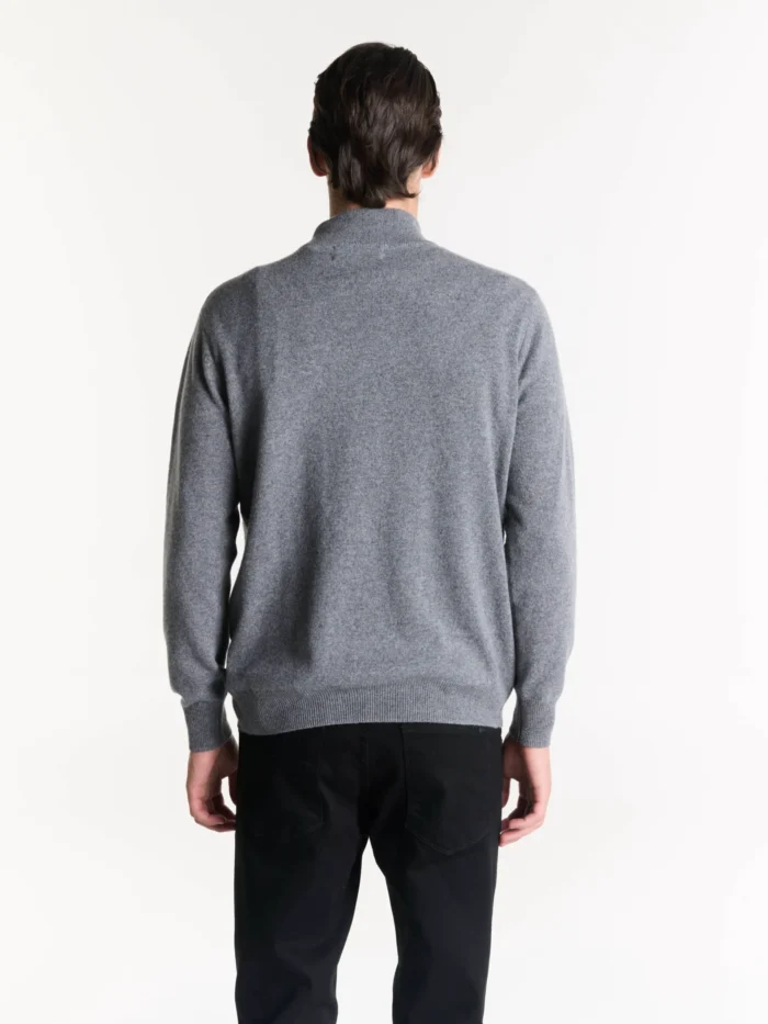 Sweater medio cierre cashmere - Imagen 3