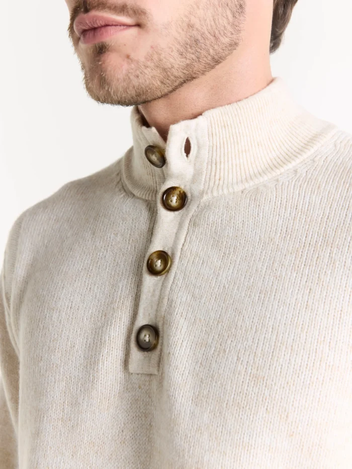 Media polera con botones