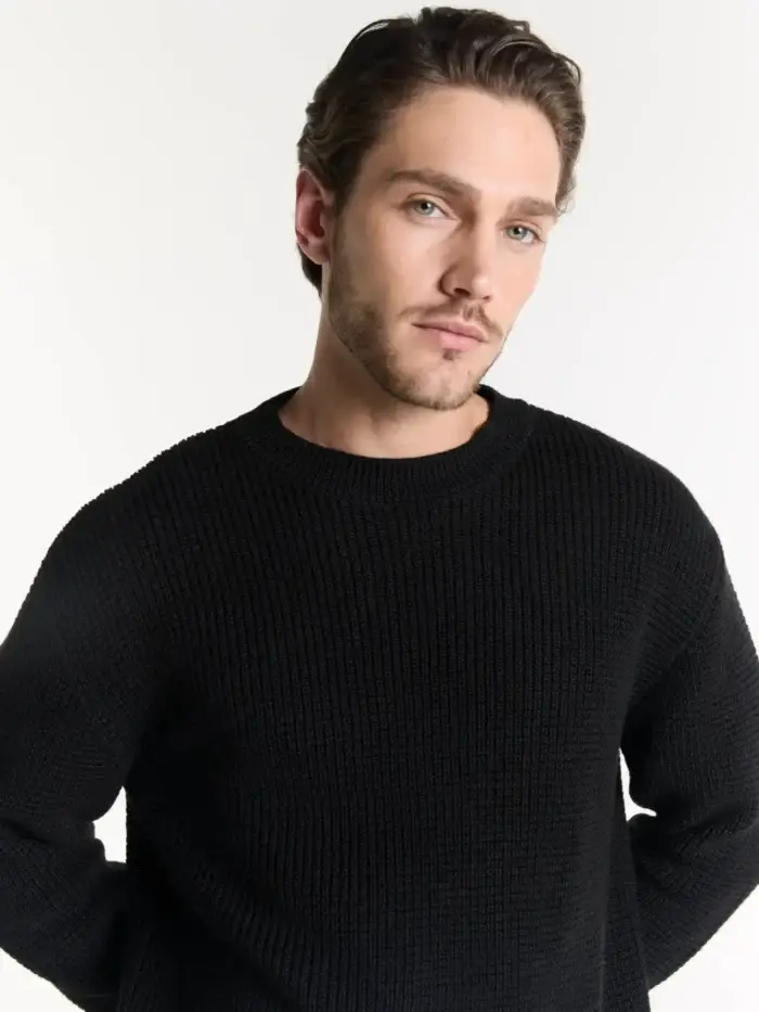 Sweater punto retenido - Imagen 4