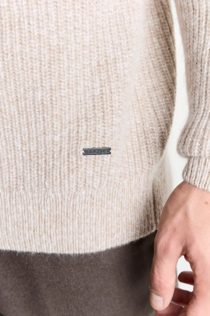 Sweater cuello redondo mouline - Imagen 3