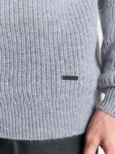 Sweater cuello redondo mouline - Imagen 2