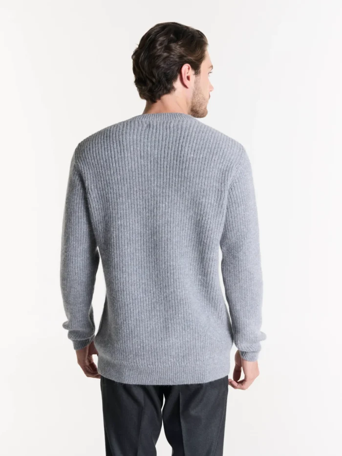 Sweater cuello redondo mouline - Imagen 4