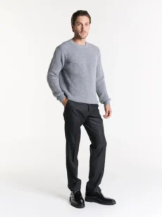 Sweater cuello redondo mouline - Imagen 3