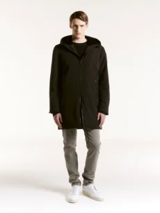 PARKA CAPUCHA CON PIEL - Imagen 4