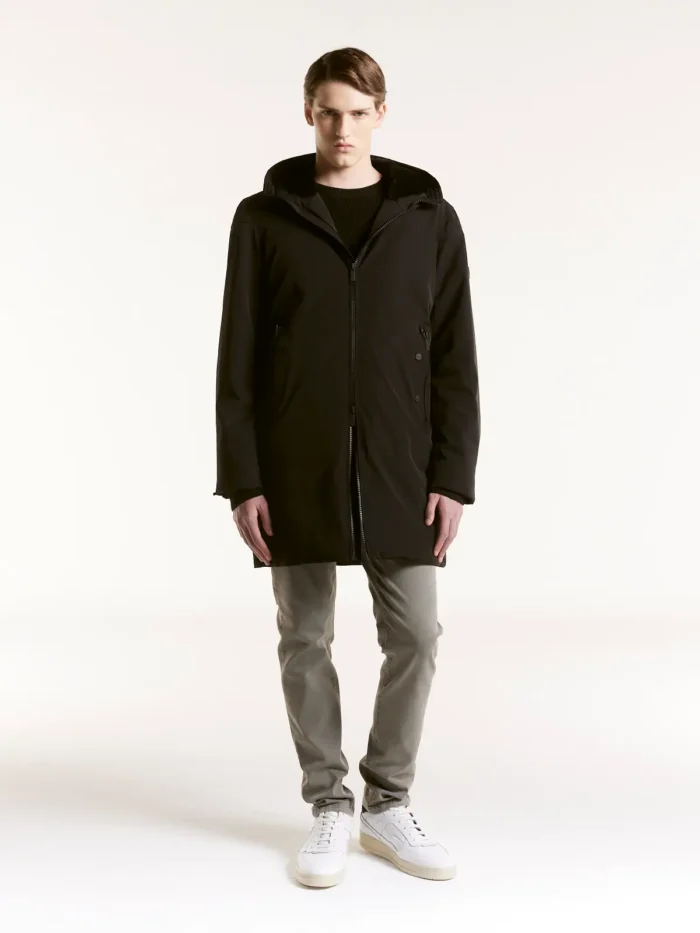 PARKA CAPUCHA CON PIEL - Imagen 4