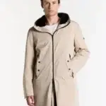 PARKA CAPUCHA CON PIEL
