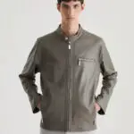 Campera Cuero de Oveja Mao