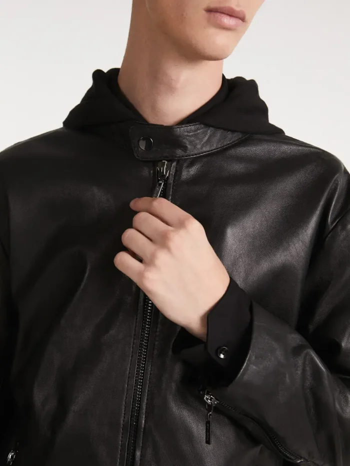 Cuero Hoodie Desmontable - Imagen 3