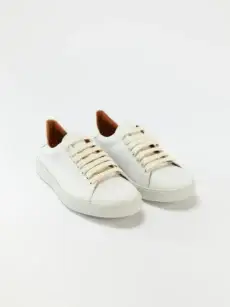 Zapatilla de Cuero lisa