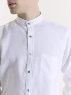 CAMISA PURO LINO CUELLO MAO