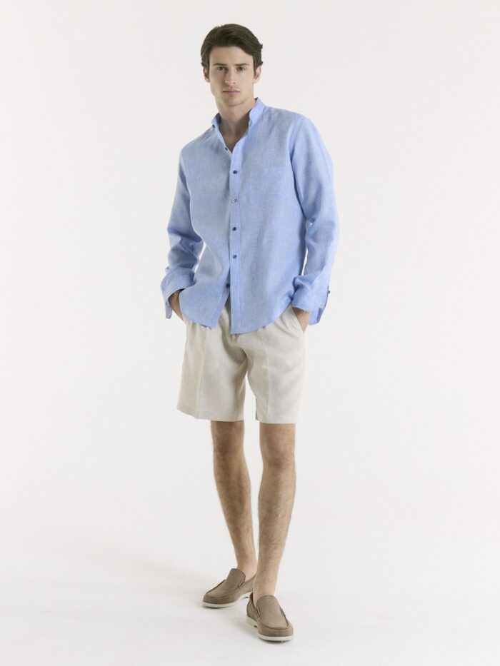 CAMISA PURO LINO CUELLO MAO - Imagen 3