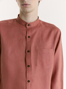 CAMISA DE LINO CUELLO MAO