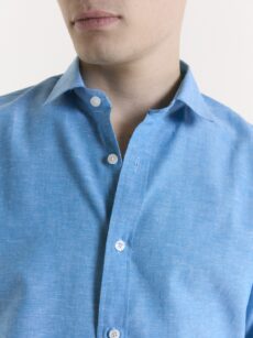 CAMISA DE LINO Y ALGODON - Imagen 2