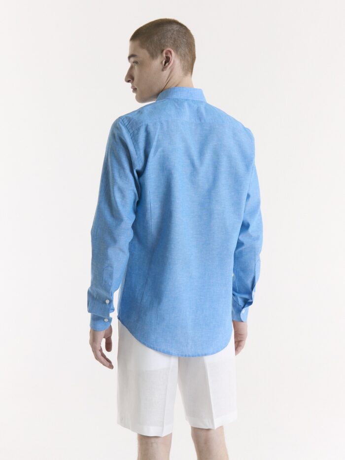 118073TUR-foto-5 CAMISA DE LINO Y ALGODON - Imagen 3