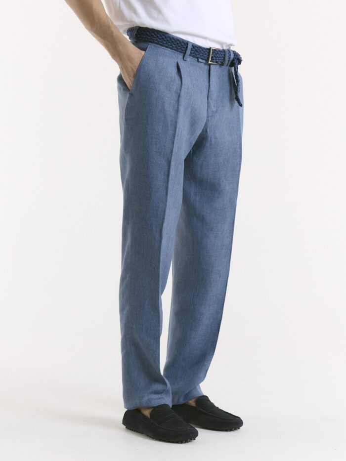 PANTALON LINO ITALY PINZADO - Imagen 4