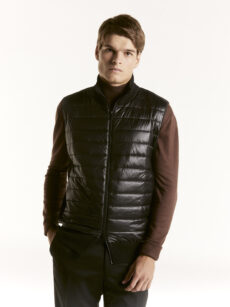 Chaleco Punto y Plano Canelon