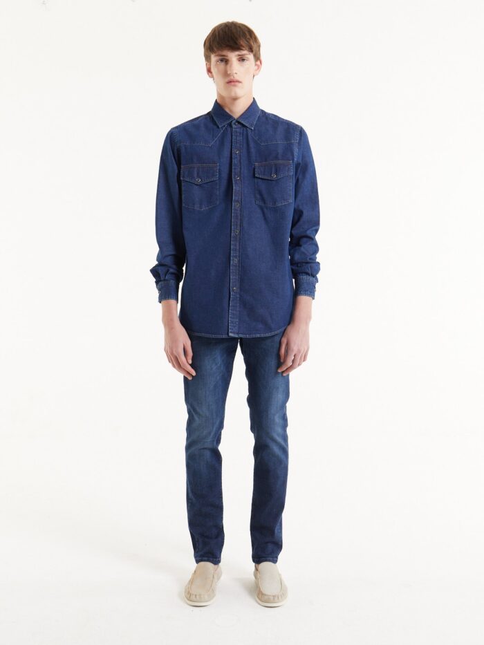 Camisa Denim Washed - Imagen 3