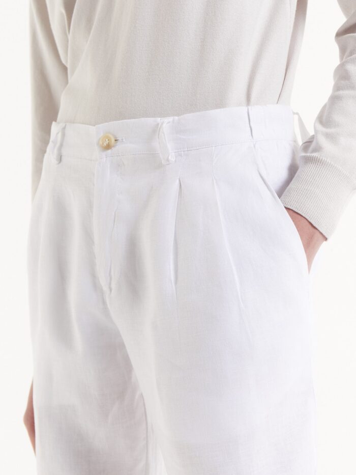 PANTALON LINO DOBLE PINZA - Imagen 2