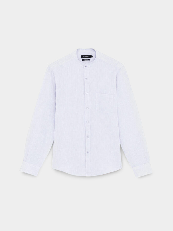 CAMISA PURO LINO CUELLO MAO - Imagen 5