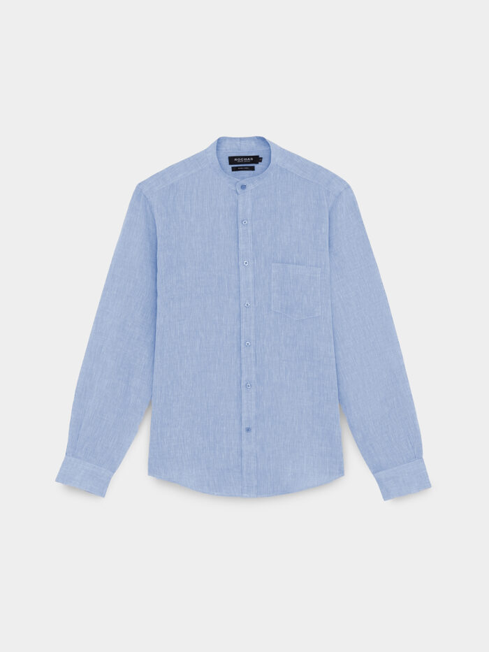 CAMISA PURO LINO CUELLO MAO - Imagen 5