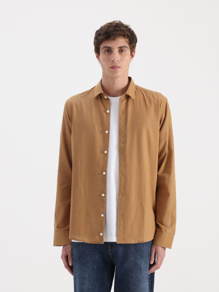 CAMISA DE LINO Y ALGODON