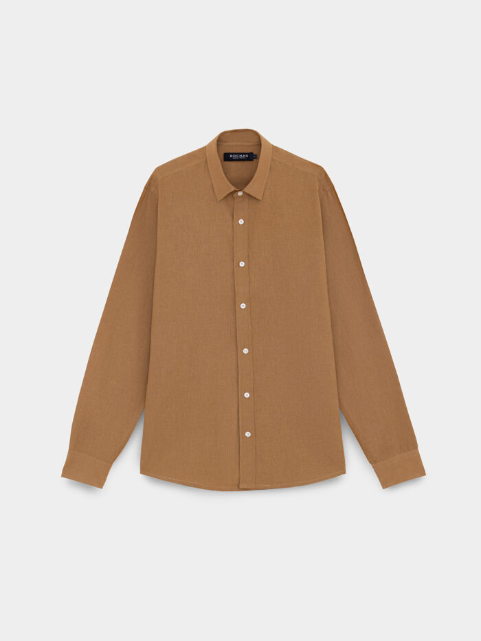 CAMISA DE LINO Y ALGODON - Imagen 5