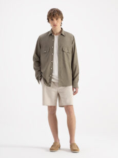 CAMISA DOBLE BOLSILLO LINO/ALG - Imagen 2