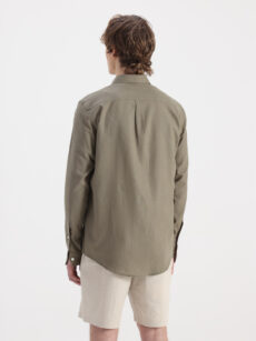 CAMISA DOBLE BOLSILLO LINO/ALG - Imagen 4