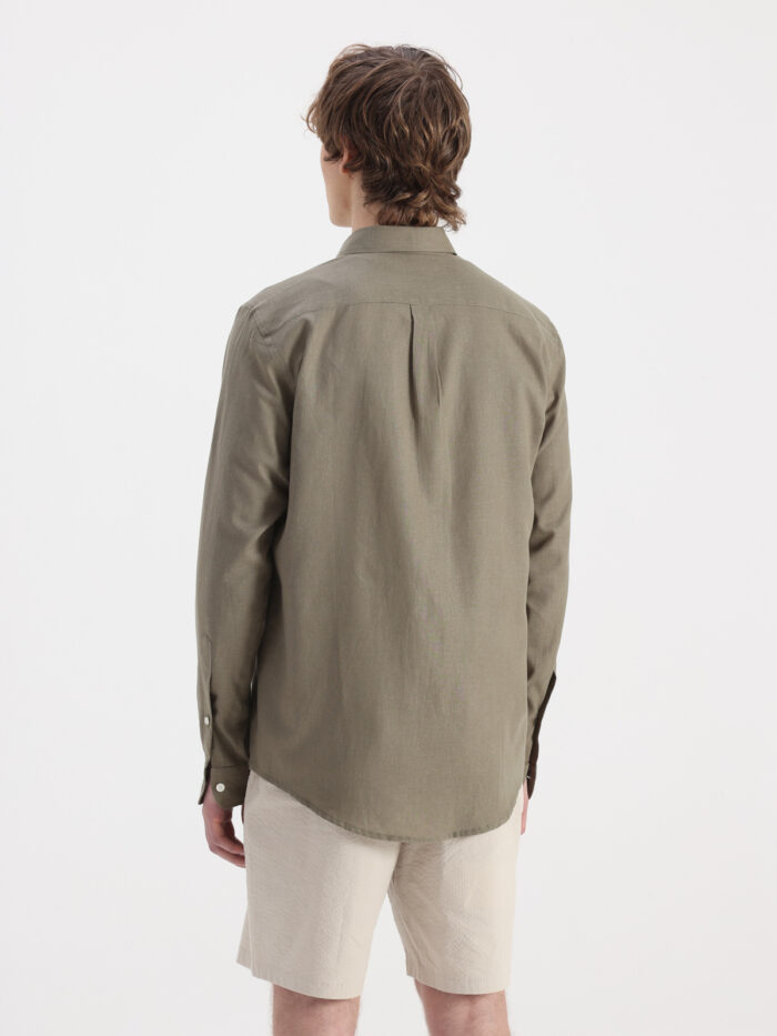 CAMISA DOBLE BOLSILLO LINO/ALG - Imagen 4