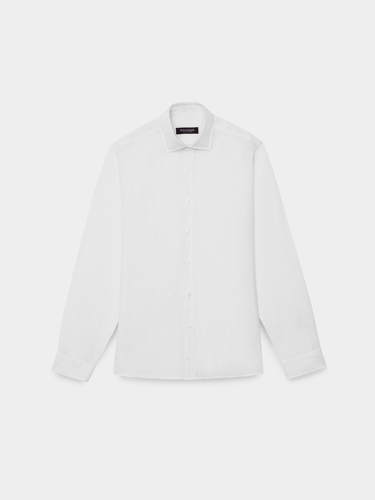 119028_WHITE CAMISA LINO ITALY - Imagen 1