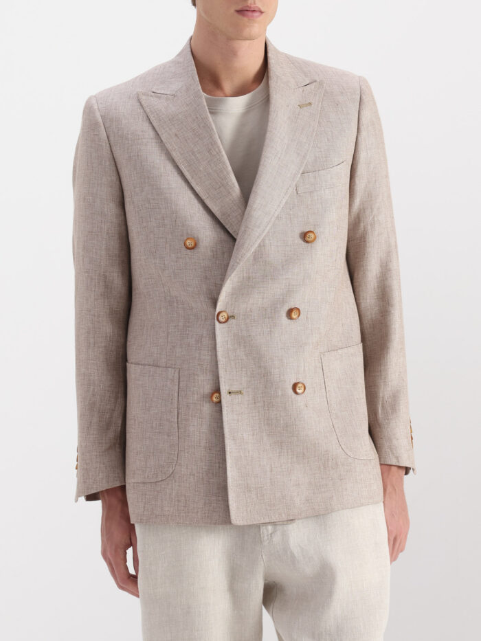 SACO CRUZADO LINO - Imagen 4