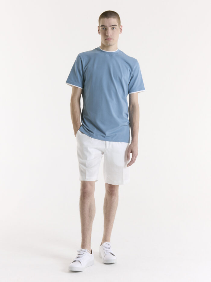 T-SHIRT IN STRETCH PIMA - Imagen 5