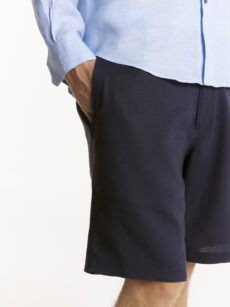 Bermuda Cotton Linen Cintura - Imagen 2