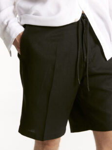 Bermuda Cotton Linen Cintura - Imagen 2