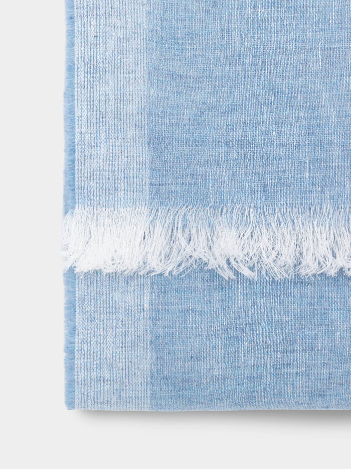 Chalina Italiana Celeste-02 CHALINA SEDA ITALIANA - Imagen 2