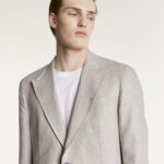 SACO PURO LINO SOLAPA EN PUNTA