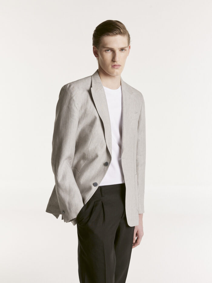 SACO PURO LINO SOLAPA EN PUNTA - Imagen 3