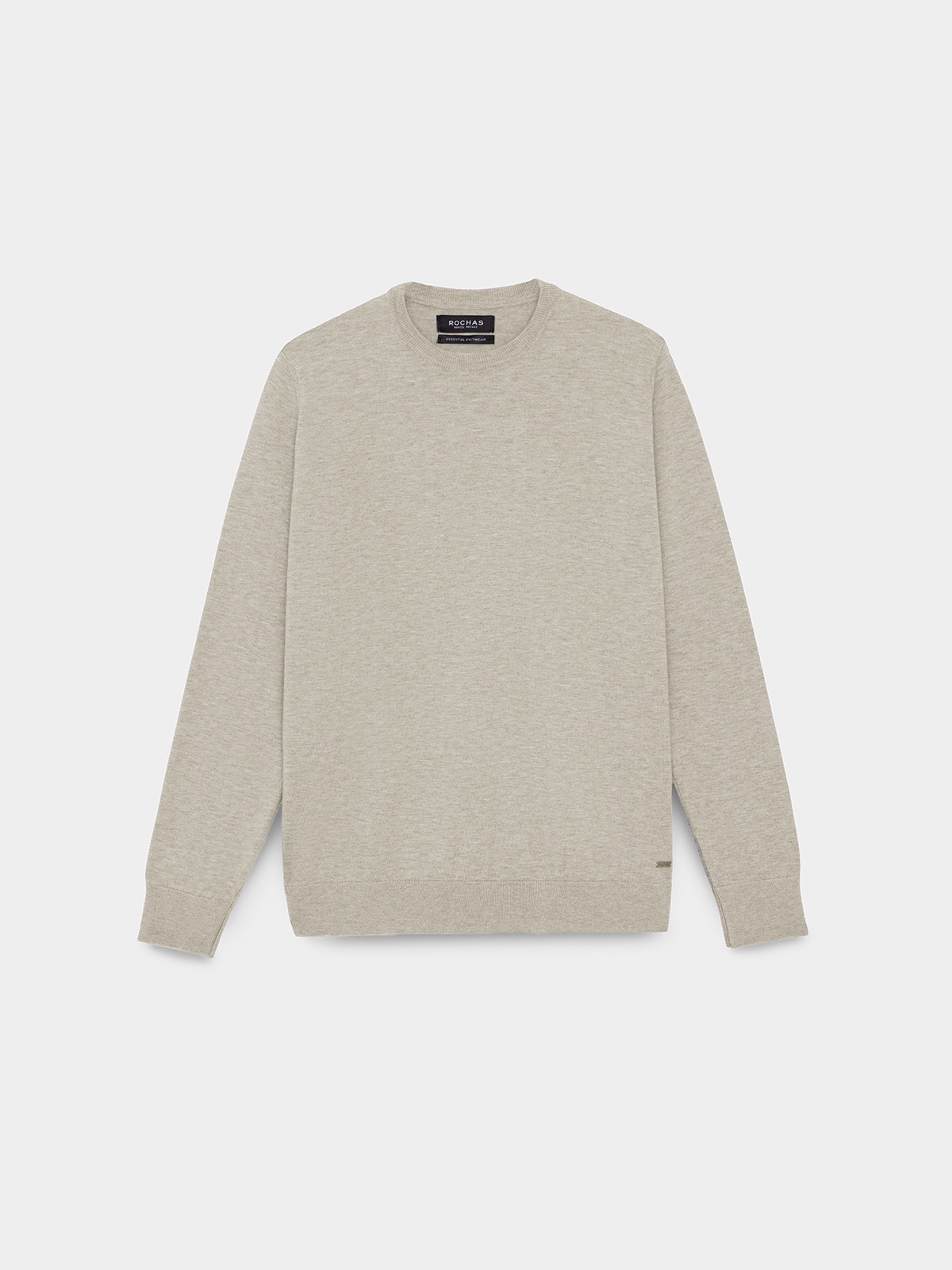 318034_BEIGE SWEATER CLASICO - Imagen 1