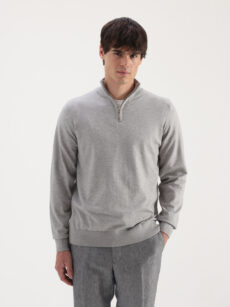 SWEATER MEDIO CIERRE CLASICO