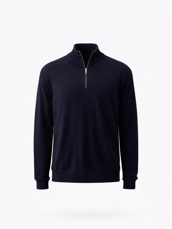 SWEATER RANGLAN PUNTO COMBINADO - Imagen 5