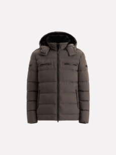 CAMPERA CAPUCHA CON PIEL - Imagen 5