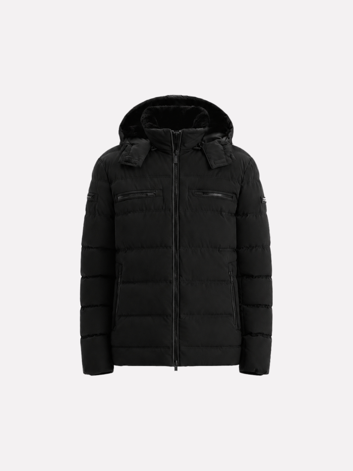 CAMPERA CAPUCHA CON PIEL - Imagen 6
