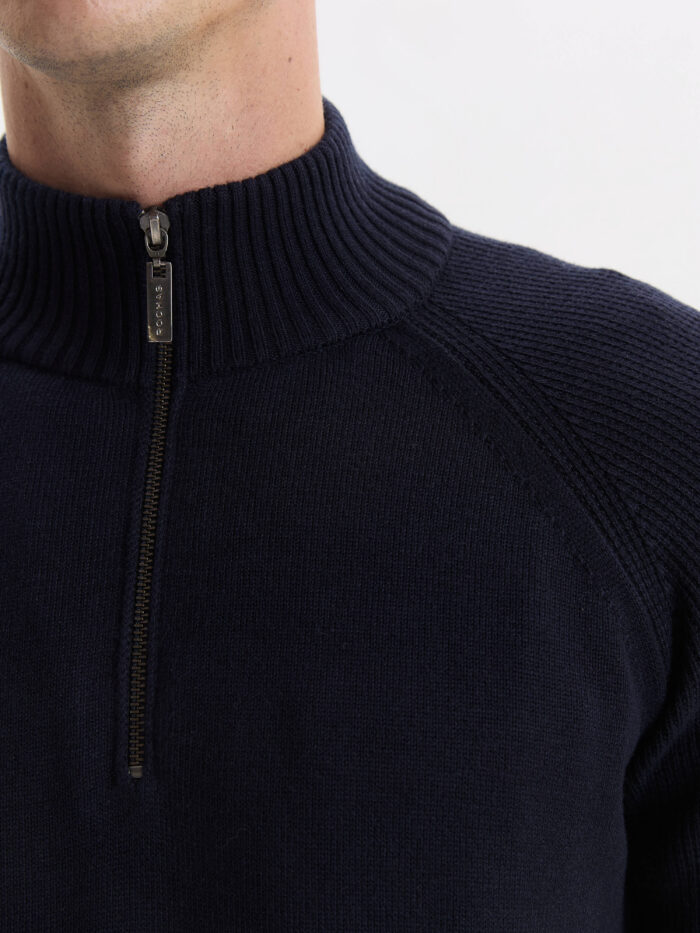 SWEATER RANGLAN PUNTO COMBINADO - Imagen 3