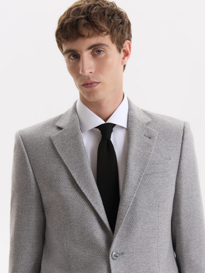 SACO CASHMERE TRAMADO - Imagen 2