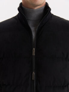 CAMPERA GAMUZADA MANGAS TEJIDAS - Imagen 4