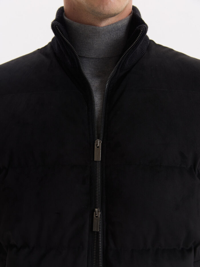CAMPERA GAMUZADA MANGAS TEJIDAS - Imagen 4