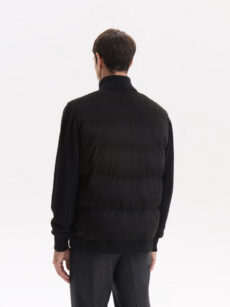 CAMPERA GAMUZADA MANGAS TEJIDAS - Imagen 3